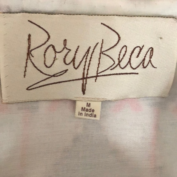 Rory Beca Lance Embroidered Blazer in White SzM - Picture 8 of 8